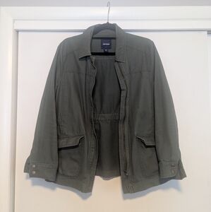 4/$16 ❇️ Olive Green Utility Jacket